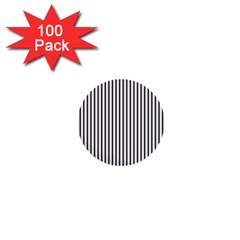 Basic Vertical Stripes 1  Mini Buttons (100 Pack)  by jumpercat