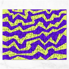 Polynoise Vibrant Royal Rectangular Jigsaw Puzzl by jumpercat
