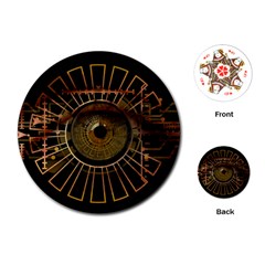 Eye Technology Playing Cards (round)  by BangZart