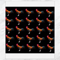 Background Pattern Chicken Fowl Canvas 8  X 10  by BangZart