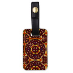 Geometric Pattern Luggage Tags (one Side)  by linceazul