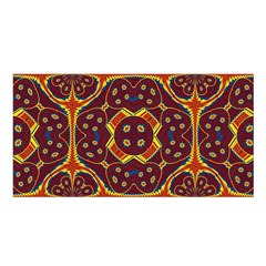 Geometric Pattern Satin Shawl by linceazul