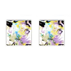 Watercolour Watercolor Paint Ink Cufflinks (square) by BangZart