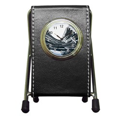 Architecture Modern Skyscraper Pen Holder Desk Clocks by BangZart