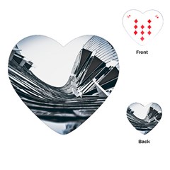 Architecture Modern Skyscraper Playing Cards (heart)  by BangZart