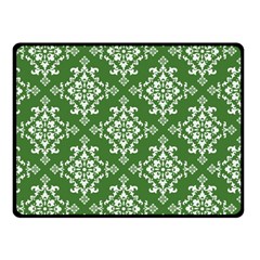 St Patrick S Day Damask Vintage Double Sided Fleece Blanket (small)  by BangZart