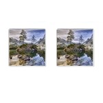 Hintersee Ramsau Berchtesgaden Cufflinks (Square) Front(Pair)