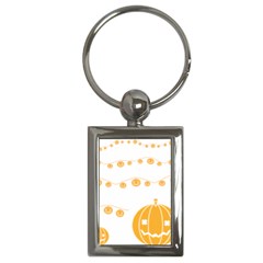 Pumpkin Halloween Deco Garland Key Chains (rectangle)  by BangZart