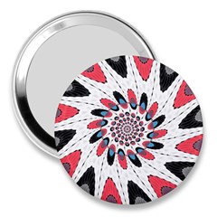 High Contrast Twirl 3  Handbag Mirrors by linceazul