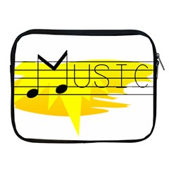 Music Dance Abstract Clip Art Apple Ipad 2/3/4 Zipper Cases by Celenk