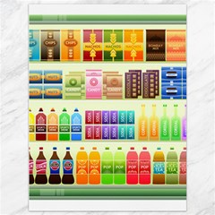 Supermarket Shelf Products Snacks Canvas 36  X 48   by Celenk