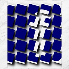Facebook Social Media Network Blue Canvas 16  X 20   by Celenk