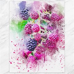 Blackberry Fruit Art Abstract Canvas 12  X 16   by Celenk