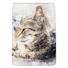Cat Animal Art Abstract Watercolor Flap Covers (s)  by Celenk