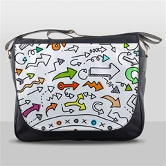 Desktop Pattern Art Graphic Design Messenger Bags by Celenk