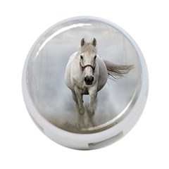 Horse Mammal White Horse Animal 4-port Usb Hub (one Side) by Celenk