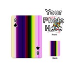 Abstract Background Pattern Textile 2 Playing Cards 54 (Mini)  Front - Spade8