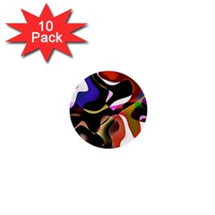 Abstract Background Design Art 1  Mini Buttons (10 Pack)  by Celenk
