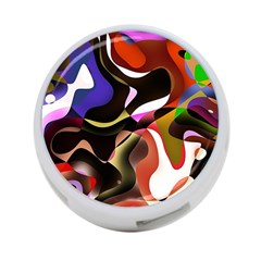 Abstract Background Design Art 4-port Usb Hub (two Sides)  by Celenk