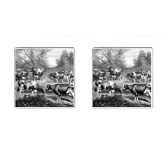 Holstein Fresian Cows Fresian Cows Cufflinks (square) by Celenk