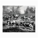 Holstein Fresian Cows Fresian Cows Small Glasses Cloth (2-Side) Front