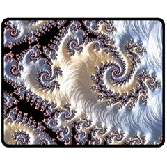 Fractal Art Design Fantasy 3d Fleece Blanket (medium)  by Celenk