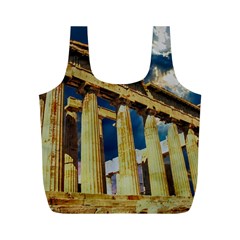 Athens Greece Ancient Architecture Full Print Recycle Bags (m)  by Celenk