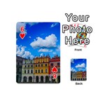 Buildings Architecture Architectural Playing Cards 54 (Mini)  Front - Heart6