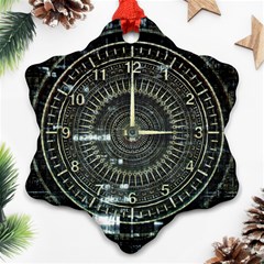 Time Machine Science Fiction Future Ornament (snowflake) by Celenk