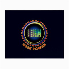 Geek Power Small Glasses Cloth (2-side) by linceazul
