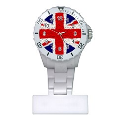 Union Jack Flag National Country Plastic Nurses Watch by Celenk