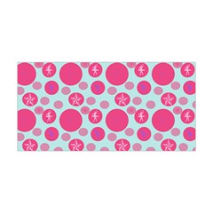 Blue Retro Dots Yoga Headband by snowwhitegirl