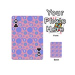 Pink Retro Dots Playing Cards 54 (Mini)  Front - ClubQ