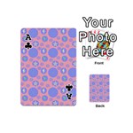 Pink Retro Dots Playing Cards 54 (Mini)  Front - ClubA