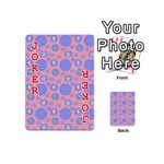 Pink Retro Dots Playing Cards 54 (Mini)  Front - Joker2
