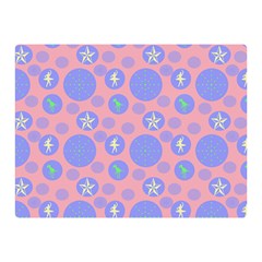 Pink Retro Dots Double Sided Flano Blanket (mini)  by snowwhitegirl