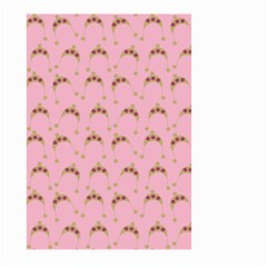 Pink Beige Hats Large Garden Flag (two Sides) by snowwhitegirl