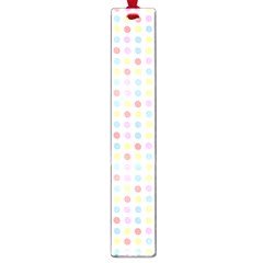 Blue Pink Yellow Eggs On White Large Book Marks by snowwhitegirl