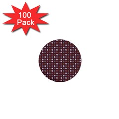 Grey Pink Lilac Brown Eggs On Brown 1  Mini Buttons (100 Pack)  by snowwhitegirl