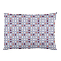 Pink Purple White Eggs On Lilac Pillow Case by snowwhitegirl