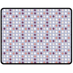 Pink Purple White Eggs On Lilac Fleece Blanket (medium)  by snowwhitegirl