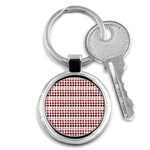 Reddish Dots Key Chains (Round)  Front