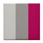 Laura Lines Tile Coasters Front
