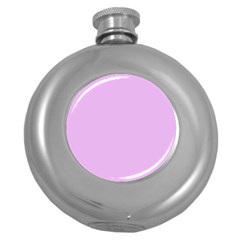 Baby Purple Round Hip Flask (5 Oz) by snowwhitegirl