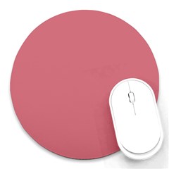 Pink Mauve Round Mousepads by snowwhitegirl
