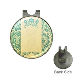 Art Nouveau Green Hat Clips With Golf Markers by NouveauDesign