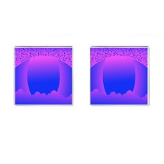 Abstract Bright Color Cufflinks (square) by Nexatart