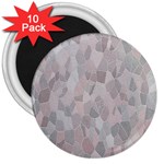 Pattern Mosaic Form Geometric 3  Magnets (10 pack)  Front