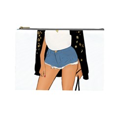 Beyonce Cosmetic Bag (large)  by NobleIllustrations