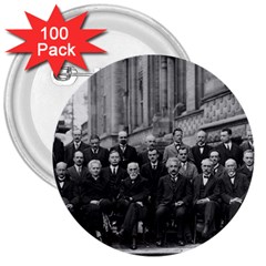 1927 Solvay Conference On Quantum Mechanics 3  Buttons (100 Pack)  by thearts